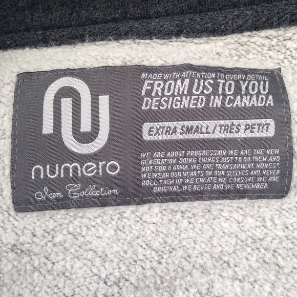 Numero - Charcoal Hoodie - Picture 6 of 8